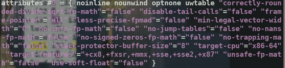 func attribute